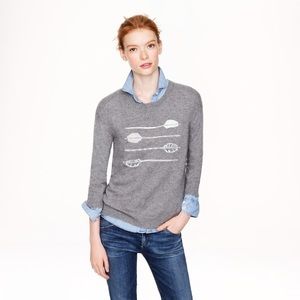 J. Crew | Embroidered Arrows Sweater Size Medium